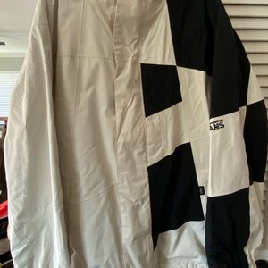 Vans Snowboarding Parka - Men’s XXL - White & Black. Excellent condition